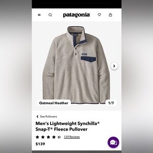 Men's Lightweight Synchilla® Snap-T® Fleece Pullover